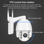 QX2 1080P HD 360도 파노라마 WiFi 주야간 풀 컬러 IP66 방수 스마트 카메라, 모션 감지 / 양방향 음성 / TF 카드 지원, 미국 플러그, WiFi 버전