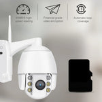 QX2 1080P HD 360도 파노라마 WiFi 주야간 풀 컬러 IP66 방수 스마트 카메라, 모션 감지 / 양방향 음성 / TF 카드 지원, 미국 플러그, WiFi 버전