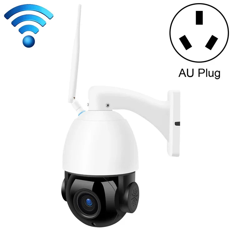 QX5 200만 화소 1080P HD 20배 줌 무선 WiFi 돔 스마트 카메라, 적외선 야간 투시 / 동작 감지 / 음성 인터콤 / TF 카드 지원, AU 플러그, WiFi 버전