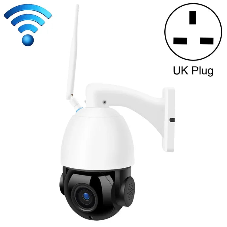 QX5 200만 화소 1080P HD 20배 줌 무선 WiFi 돔 스마트 카메라, 적외선 야간 투시 / 동작 감지 / 음성 인터콤 / TF 카드 지원, AU 플러그, WiFi 버전