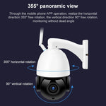 QX5 200만 화소 1080P HD 20배 줌 무선 WiFi 돔 스마트 카메라, 적외선 야간 투시 / 동작 감지 / 음성 인터콤 / TF 카드 지원, AU 플러그, WiFi 버전
