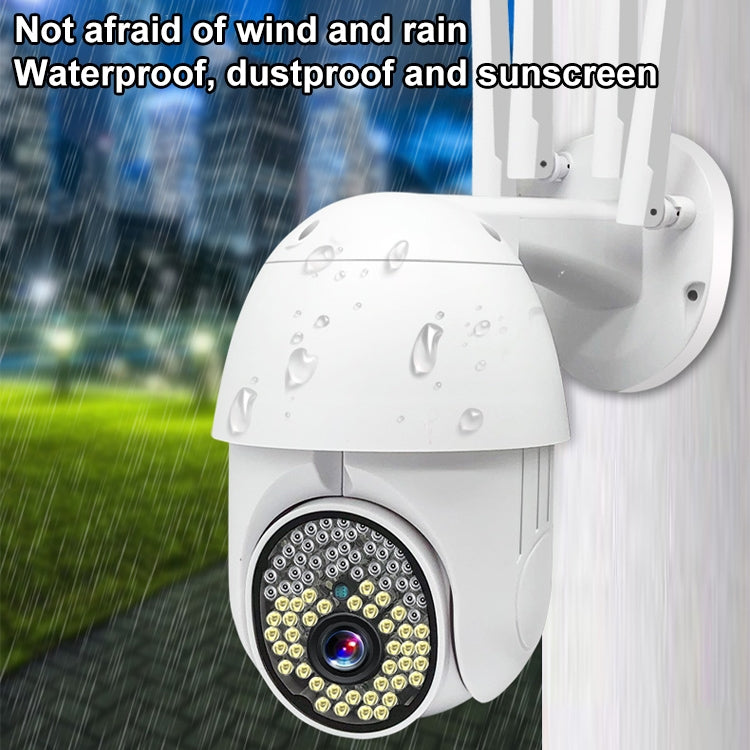 QX38 1080P WiFi 고화질 감시 카메라 실외 돔 카메라, 야간 시야 & 양방향 음성 & 모션 감지 지원, QX38