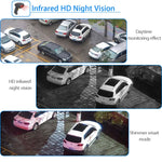 무선 감시 카메라 HD PTZ 홈 보안 실외 IP66 방수 네트워크 돔 카메라, 야간 투시 & 동작 감지 & TF 카드 지원, US 플러그, 2.0 MP