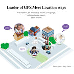D99+ 1.22인치 HD LCD 스크린 GPS 스마트워치, 노인용 방수, GPS + LBS + WiFi 위치 추적 지원 / 양방향 통화 / 음성 모니터링 / 원터치 응급 호출 / 손목 이탈 알람 / 안전 울타리, D99+ 로즈 골드