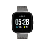 DTNO.1 G12 1.3인치 OLED 컬러 화면 스마트 팔찌 IP67 방수, 나일론 시계줄, 통화 알림 / 심박수 모니터링 / 좌식 알림 / 멀티 스포츠 모드 지원