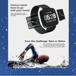 DTNO.1 G12 1.3인치 OLED 컬러 화면 스마트 팔찌 IP67 방수, 나일론 시계줄, 통화 알림 / 심박수 모니터링 / 좌식 알림 / 멀티 스포츠 모드 지원