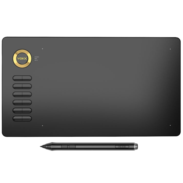 VEIKK A15 10x6인치 5080 LPI 스마트 터치 전자 그래픽 태블릿, Type-C 인터페이스 포함, A15 골드, A15 블루, A15 레드