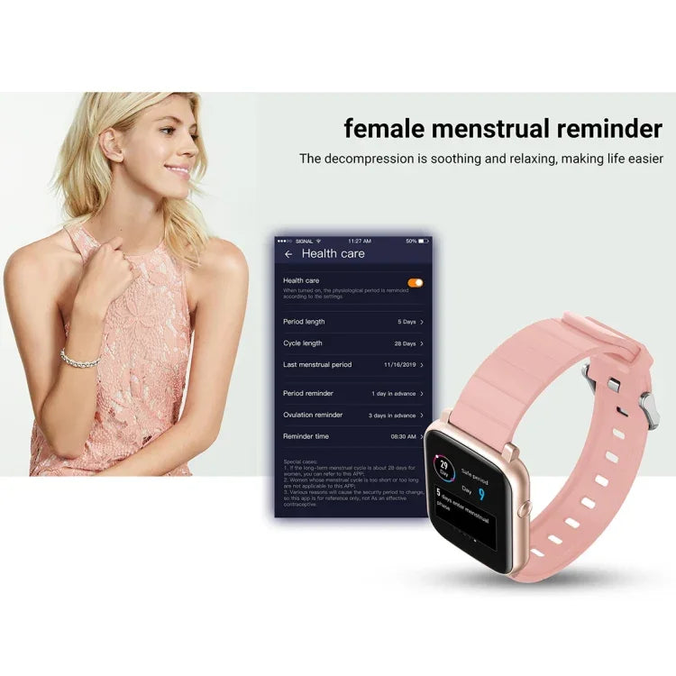 SMA-F1 1.3인치 TFT 풀 터치 스크린 IP68 방수 스마트 스포츠 워치, 동적 심박수 & 혈압 & 수면 감지 지원 / 블루투스 / 알람 시계 / 사진 제어, SMA-F1