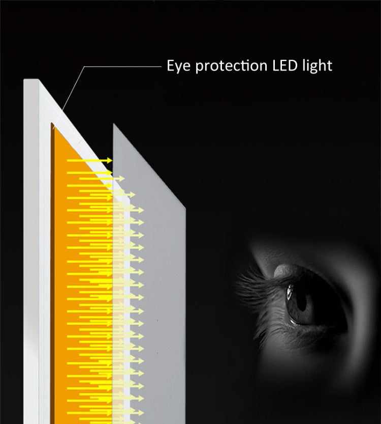 A4 사이즈 5W 5V LED 무단계 밝기 조절 가능한 아크릴 복사 보드 애니메이션 스케치 드로잉 스케치패드, USB 케이블 포함, 크기: 220x330x5mm, 무단계 밝기 조절