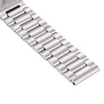 22mm Three Flat Buckle For Samsung Gear S2 Classic Smart Watch Butterfly Buckle 3 Beads Stainless Steel Watchband