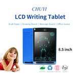 휴대용 8.5인치 LCD 필기 태블릿, 드로잉 그래피티 전자 필기 패드, 메시지 그래픽 보드, 초안 용지, 필기 펜 포함, 8.5인치 블랙, 8.5인치 그린, 8.5인치 블루, 8.5인치 레드, 8.5인치 화이트