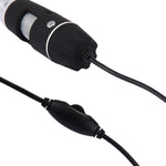 1000X Magnifier 0.3MP Image Sensor USB Digital Microscope with 8 LED & Professional Stand, 1000X