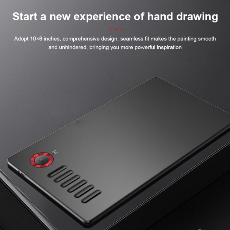 VEIKK A15PRO 10x6인치 5080 LPI Type-C 인터페이스 스마트 터치 전자 그래픽 태블릿