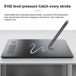 VEIKK A15PRO 10x6인치 5080 LPI Type-C 인터페이스 스마트 터치 전자 그래픽 태블릿