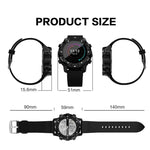 S3 1.39인치 OLED 화면 블루투스 스마트워치, IP67 방수, 나침반 / 심박수 모니터 / SIM 카드 / GPS 내비게이션 지원, 안드로이드 및 iOS 휴대폰 호환