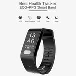 TLW T6 피트니스 트래커 0.96인치 OLED 디스플레이 손목밴드 스마트 팔찌, 스포츠 모드 / 심전도(ECG) / 심박수 모니터 / 혈압 / 수면 모니터 지원, T6 블랙, T6 블루, T6 레드