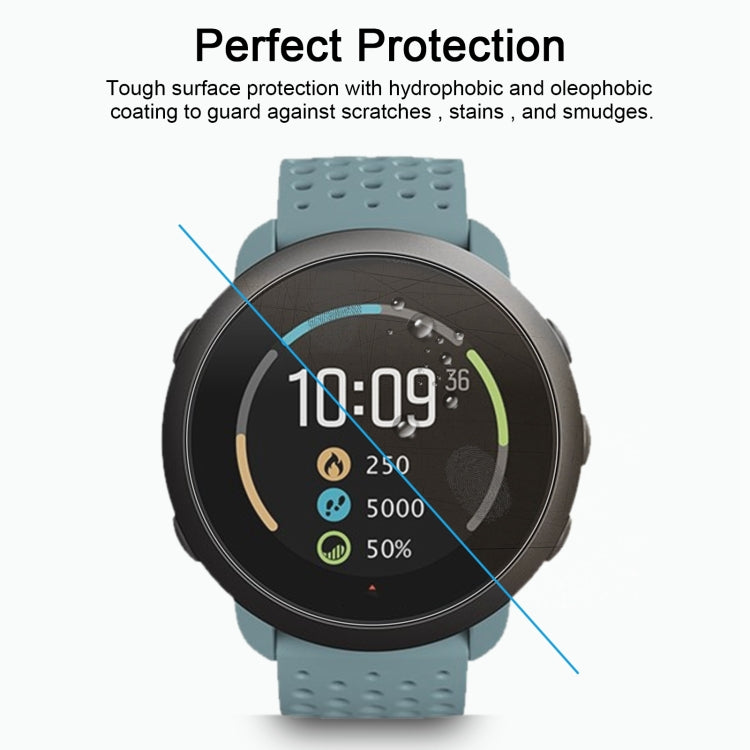For Suunto 3 Fitness 0.26mm 2.5D 9H Tempered Glass Film Screen Protector, For Suunto 3 Fitness