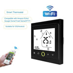 BHT-002GBLW 16A 부하 전자식 난방 타입 LCD 디지털 난방 실내 온도조절기 센서 및 시간 표시, WiFi 제어, BHT-002GBLW 16A (블랙) 전자식 난방 타입, BHT-002GBLW 16A (화이트) 전자식 난방 타입