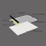 2.2W 5V LED 3단계 밝기 조절 가능한 A5 아크릴 USB 복사 보드, 애니메이션 스케치 드로잉 스케치패드