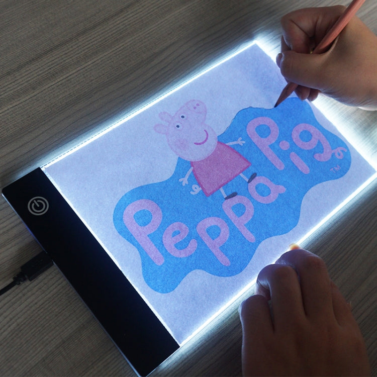 2.2W 5V LED 3단계 밝기 조절 가능한 A5 아크릴 USB 복사 보드, 애니메이션 스케치 드로잉 스케치패드