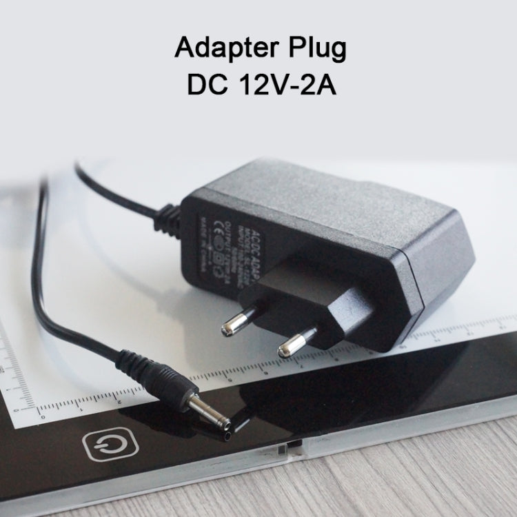 23W 12V LED 3단계 밝기 조절 가능한 A2 아크릴 복사 보드 애니메이션 스케치 드로잉 스케치패드, EU 플러그, EU 플러그