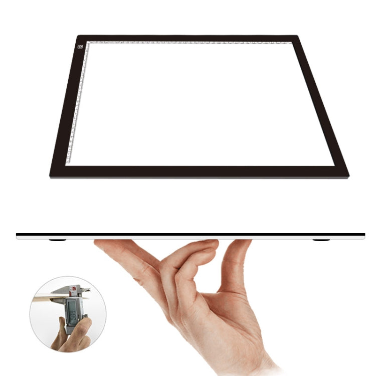 23W 12V LED 3단계 밝기 조절 가능한 A2 아크릴 복사 보드 애니메이션 스케치 드로잉 스케치패드, EU 플러그, EU 플러그