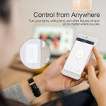 TC120 와이파이 스마트 조명 스위치 유리 스크린 터치 패널 음성 제어 무선 벽 스위치, Alexa Echo / Google Home 호환