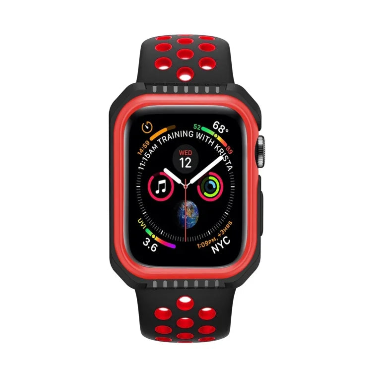 Apple Watch 시리즈 3 / 2 / 1 42mm용 스마트워치 충격 방지 이중 색상 보호 케이스, Apple Watch 시리즈 3 / 2 / 1 42mm용 (블랙 레드), Apple Watch 시리즈 3 / 2 / 1 42mm용 (블랙 옐로우), Apple Watch 시리즈 3 / 2 / 1 42mm용 (핑크 블루)