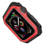 Apple Watch 시리즈 3 / 2 / 1 42mm용 스마트워치 충격 방지 이중 색상 보호 케이스, Apple Watch 시리즈 3 / 2 / 1 42mm용 (블랙 레드), Apple Watch 시리즈 3 / 2 / 1 42mm용 (블랙 옐로우), Apple Watch 시리즈 3 / 2 / 1 42mm용 (핑크 블루)