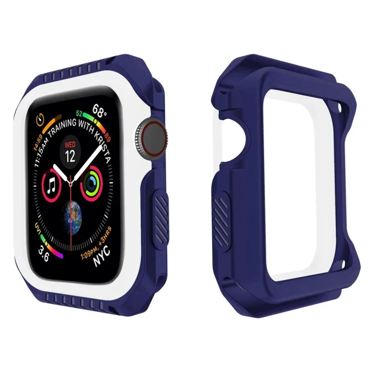 Apple Watch 시리즈 3 / 2 / 1 42mm용 스마트워치 충격 방지 이중 색상 보호 케이스, Apple Watch 시리즈 3 / 2 / 1 42mm용 (블랙 레드), Apple Watch 시리즈 3 / 2 / 1 42mm용 (블랙 옐로우), Apple Watch 시리즈 3 / 2 / 1 42mm용 (핑크 블루)