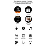 N6 스마트워치 1.3인치 TFT 스크린 MTK2502C 블루투스4.0, 스테인리스 스틸 시계줄, 심박수 모니터 & 만보계 & 수면 모니터 & 장시간 앉아있음 알림 지원, 스테인리스 스틸 시계줄/블랙, 스테인리스 스틸 시계줄/실버