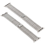 애플 워치 시리즈 7 41mm / 6 & SE & 5 & 4 40mm / 3 & 2 & 1 38mm용 아홉 알 스테인리스 손목 시계줄