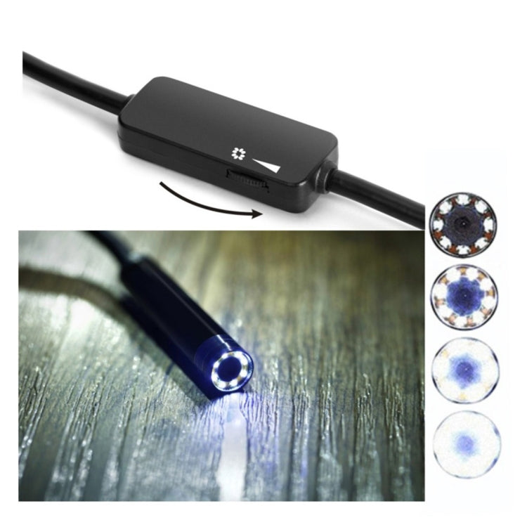 YPC110 8mm 2.0MP HD 카메라 WiFi 내시경 스네이크 튜브 검사 카메라 8 LED 포함, 방수 IP68, 렌즈 직경: 8mm, 길이: 3.5m, 하드 라인, 3.5m 하드 라인