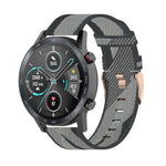 22mm 스트라이프 나일론 손목 스트랩 시계 밴드 Huawei GT / GT2 46mm, Honor Magic Watch 2 46mm / Magic