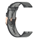 22mm 스트라이프 나일론 손목 스트랩 시계 밴드 Huawei GT / GT2 46mm, Honor Magic Watch 2 46mm / Magic