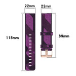 22mm 스트라이프 나일론 손목 스트랩 시계 밴드 Huawei GT / GT2 46mm, Honor Magic Watch 2 46mm / Magic