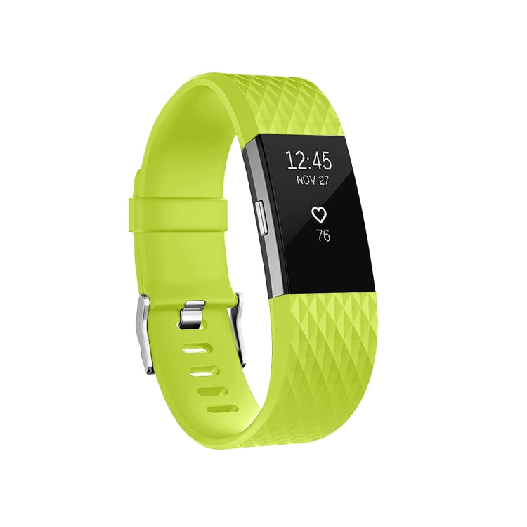 다이아몬드 패턴 조절 가능한 스포츠 시계 밴드 FITBIT Charge 2용, 사이즈: S, 10.5x8.5cm, S