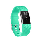 다이아몬드 패턴 조절 가능한 스포츠 시계 밴드 FITBIT Charge 2용, 사이즈: S, 10.5x8.5cm, S