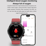 ET310 1.39인치 IPS 스크린 IP67 방수 실리콘 밴드 스마트워치, 체온 모니터링 / 심전도 지원, ET310