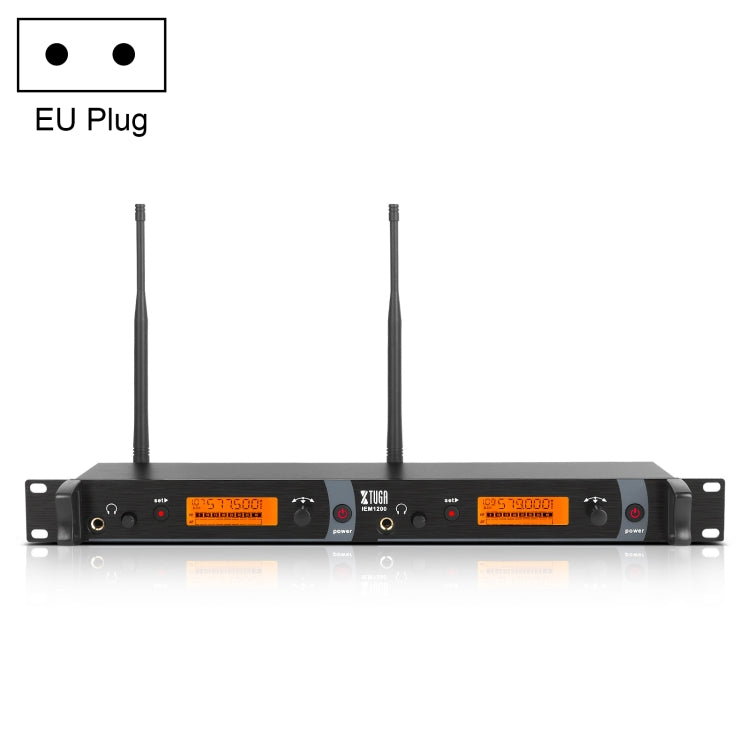 XTUGA IEM1200 무선 송신기 무대 가수 이어 모니터 시스템, 송신기