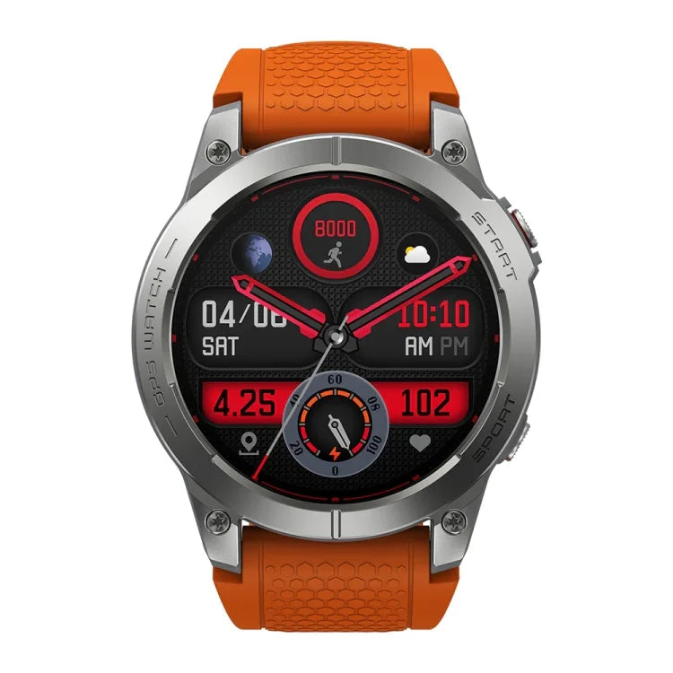 Zeblaze Stratos 3 1.43인치 AMOLED 스크린 IP68 방수 스마트워치, 블루투스 통화 / GPS 지원, Stratos 3