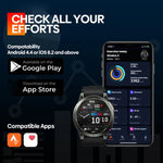 Zeblaze Stratos 3 1.43인치 AMOLED 스크린 IP68 방수 스마트워치, 블루투스 통화 / GPS 지원, Stratos 3