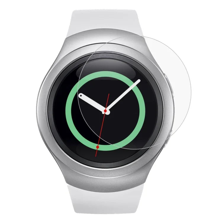 Samsung Gear S2 스마트워치용 ENKAY Hat-Prince 2개입 0.2mm 9H 표면 경도 2.15D 방폭 강화유리 스크린 필름