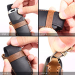 For Cadillac / CT5 / CT6 / XT6 4-button C086 Car Key Leather Protective Case, C086