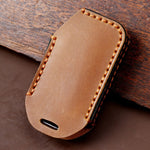 For Kia Sorento Hallmo Car Cowhide Leather Key Protective Cover Key Case, B088