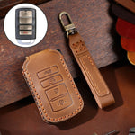 For Kia K4 Hallmo Car Cowhide Leather Key Protective Cover Key Case, C179