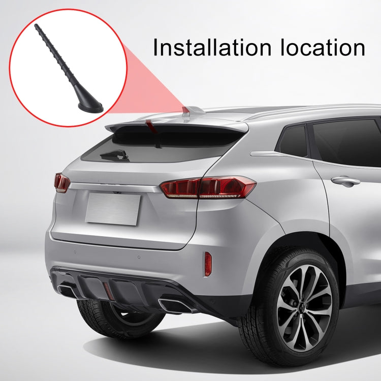 YQ-624A2 17x1.5cm Car Radio Roof Enhanced Signal Antenna Mast, YQ-624A2