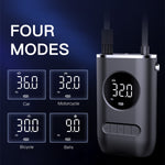 Car Portable Mini Wireless Digital Display Tire Inflator Pump, Digital Display