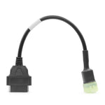 For Kawasaki 6 Pin to OBDII Female Motorcycle Connector Cable, For Kawasaki