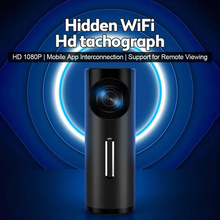 차량 1080P HD WiFi 운전 기록기, 모바일 앱 연동 및 자동 루프 녹화 지원, 차량 WiFi 운전 기록기